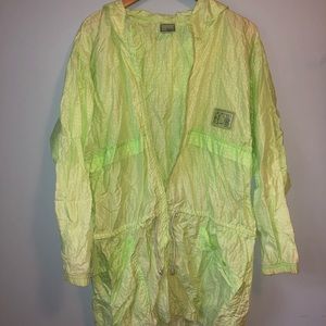 Vintage Neon Baja Blue Scuba Pro Windbreaker